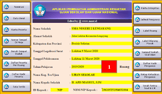 Aplikasi Administrasi Ujian Komplit